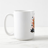 Bleib Wild Skull T-Shirt Kaffeetasse (Links)