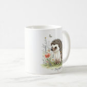 Bleib wild Süßer Waldigel Kaffeetasse (VorderseiteRechts)