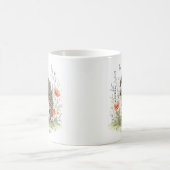 Bleib wild Süßer Waldigel Kaffeetasse (Mittel)