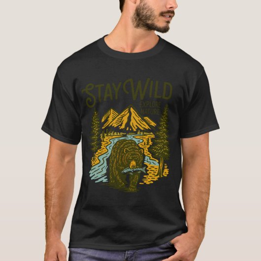 Bleib wild T-Shirt (Vorderseite)
