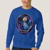 Bleib wild - Tanz Mondgalaxie Sweatshirt (Vorderseite)