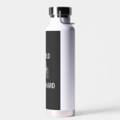 Bleib Wild Trainiere Hart Wolf Wasserflasche Fitne Trinkflasche (Links)