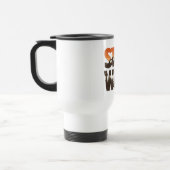 Bleib Wild Vintage Bergwald Abenteuer Reisebecher (Links)