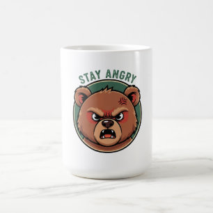 Bleib Wütender Bär Kaffeetasse