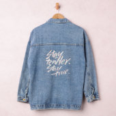 Bleib zart, bleib treu jeansjacke (Hangar)