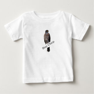 Bleib Zwitscher Süßer Vogel Personalisiertes Baby T-shirt
