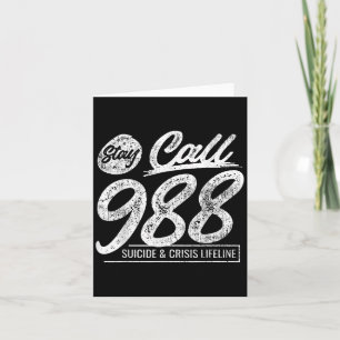 Bleibe 9 8 8 Selbstmord und Krisen Karte