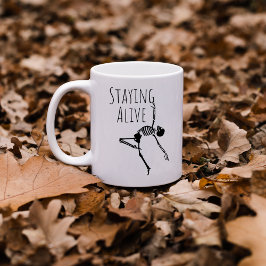 Bleibe Alive Halloween Kaffeetasse