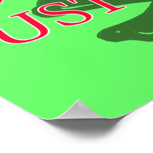 Bleibe Alive Print Poster (Ecke)