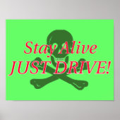 Bleibe Alive Print Poster (Vorne)