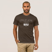 Bleibe-an-Zuhause Vater-Regel T-Shirt (Vorne ganz)
