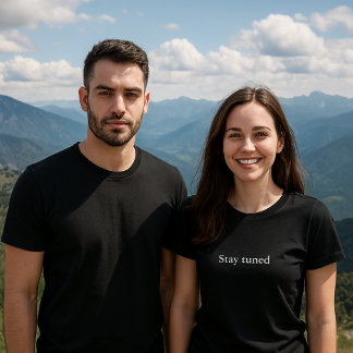 bleibe ästhetisches Outfit-Zitat T-Shirt
