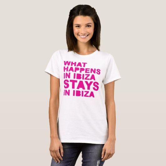 Bleibe auf Ibiza T-Shirt (Vorne ganz)