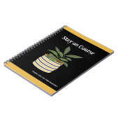 Bleibe auf Kurs Schwarzes Gold und andere Erinneru Notizblock (Linke Seite)