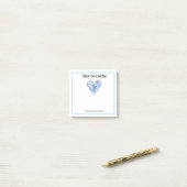 Bleibe auf Kurs und andere Erinnerungen Schwarzes Post-it Klebezettel (Auf Schreibtisch)