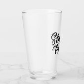 Bleibe auf Zuhause| Extravaganter Schriftart Glas (Rechts)