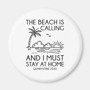 Bleibe auf Zuhause Magnet