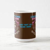 Bleibe auf Zuhause Mama Mutter Ehefrau Braun Moder Kaffeetasse (Mittel)