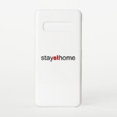 Bleibe auf Zuhause Samsung Galaxy Hülle (Rückseite)