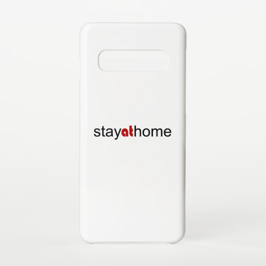 Bleibe auf Zuhause Samsung Galaxy Hülle (Rückseite)