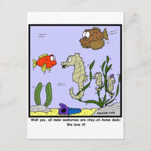 Bleibe auf Zuhause Vater Postkarte