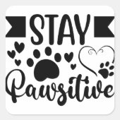 bleibe Aufkleber (Vorderseite)