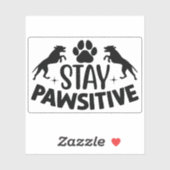 bleibe Aufkleber (Blatt)