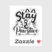 bleibe Aufkleber (Blatt)