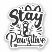 bleibe Aufkleber (Vorderseite)