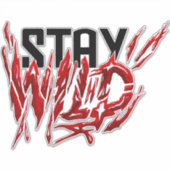 Bleibe Aufkleber (Vorderseite)