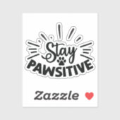 bleibe Aufkleber (Blatt)