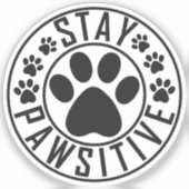 bleibe Aufkleber (Vorderseite)