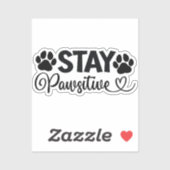 bleibe Aufkleber (Blatt)