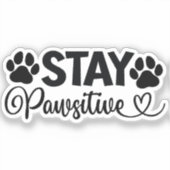 bleibe Aufkleber (Vorderseite)