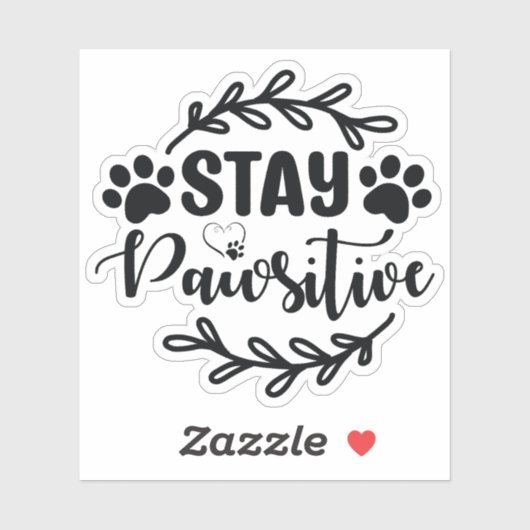 bleibe Aufkleber (Blatt)