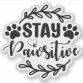 bleibe Aufkleber (Vorderseite)