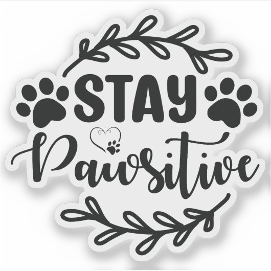 bleibe Aufkleber (Vorderseite)