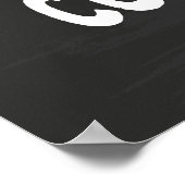 Bleibe aus deinem Komfort-Bereich Poster (Ecke)