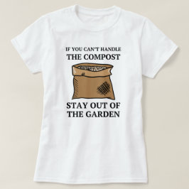 Bleibe aus dem Garten | Gartenbau Funny Sprichwort T-Shirt