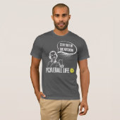 Bleibe aus der Küche Funny Pickleball Spaß T-Shirt (Vorne ganz)