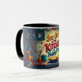 Bleibe aus der Tasse der Küche - es ist mein glück (Vorderseite Links)