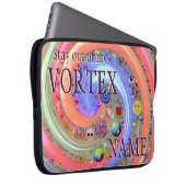 Bleibe aus meinem VORTEX Personalisiert Laptopschutzhülle (Vorne Rechts)