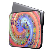 Bleibe aus meinem VORTEX Personalisiert Laptopschutzhülle (Vorderseite Links)
