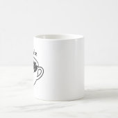 Bleibe Awake Coffee Cat Kaffeetasse (Mittel)