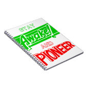 Bleibe Awake und Pioneer Notizblock (Rechte Seite)