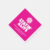 Bleibe Bachelorette Diskothek Serviette (Ecke)