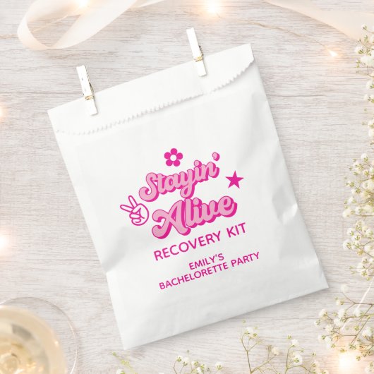 Bleibe Bachelorette-Erholung-Kit Geschenktütchen (Ausgeschnitten)