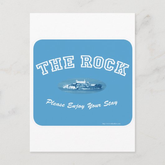 Bleibe bei Alcatraz Postkarte (Vorderseite)