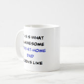 bleibe bei Zuhause dad, phantastisch Kaffeetasse (Vorderseite Links)