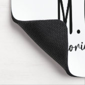 Bleibe bei Zuhause Mama Erinnerungen über Geld Mousepad (Ecke)